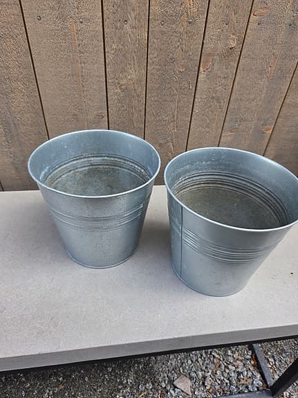 2st IKEA zinkkrukor / ytterkrukor