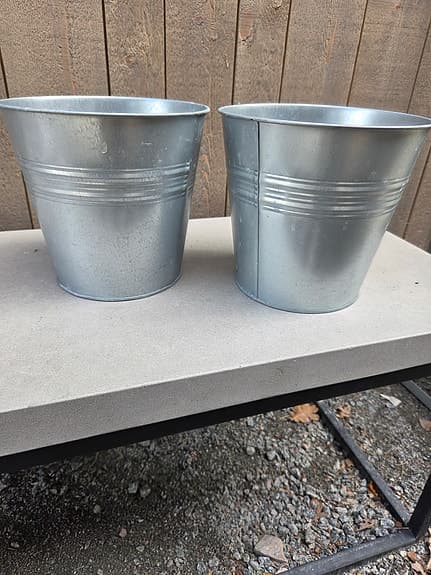 2st IKEA zinkkrukor / ytterkrukor