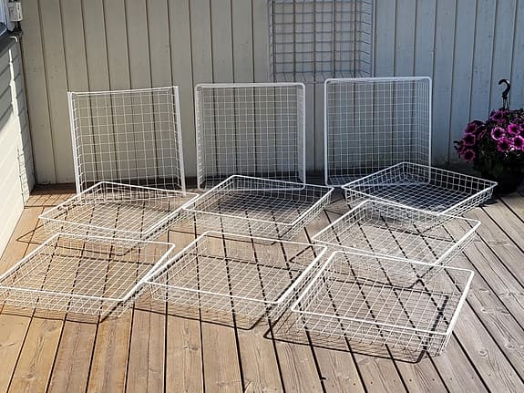 trådbackar trådkorgar