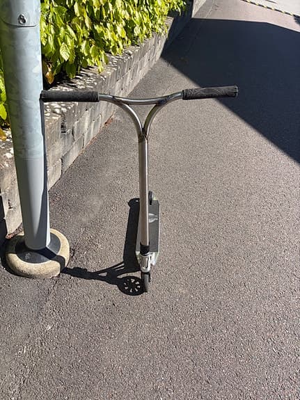 Kickbike sparkcykel silver