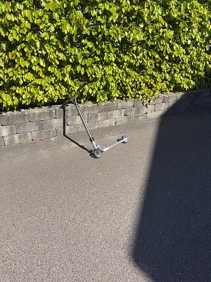 Kickbike sparkcykel silver