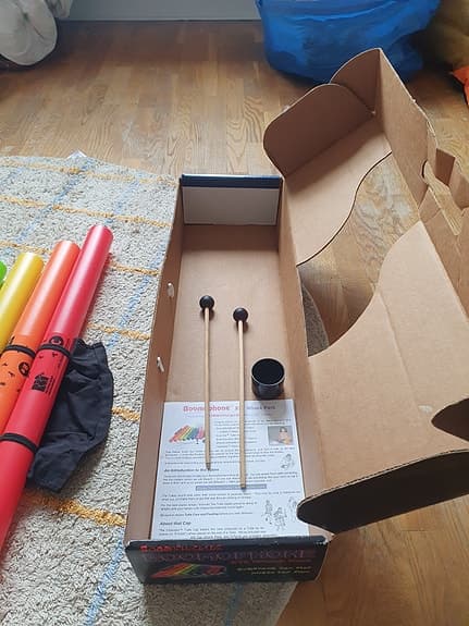 Boomwhackers rytmrör set flerfärgade