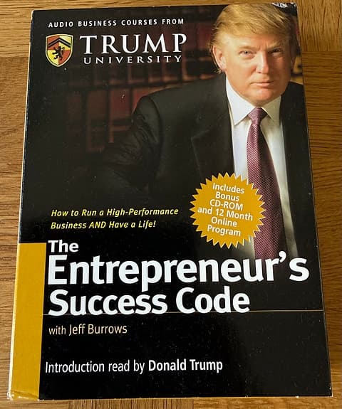 The Entrepreneur’s Success Code – Trump University - Donald Trump - utbildning