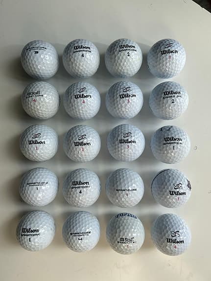 20st Wilson smart-core golfbollar i fint skick!