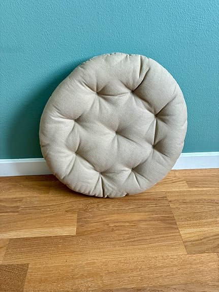 H&M Home stolsdyna sittdyna sittkudde beige rund