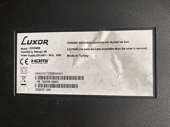 Luxor TV 32 tum