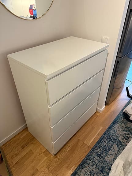 Ikea malm byrå 4 lådor