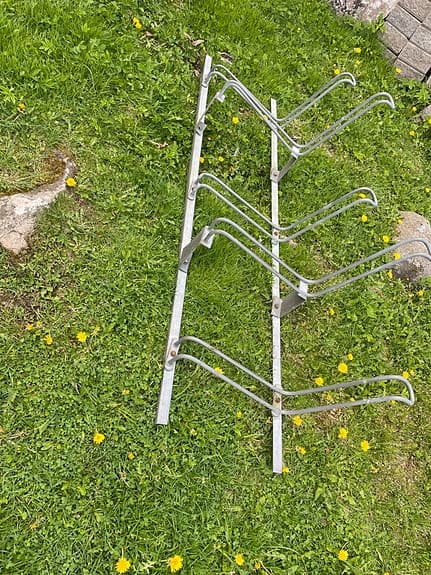 Cykelställ i metall för flera cyklar