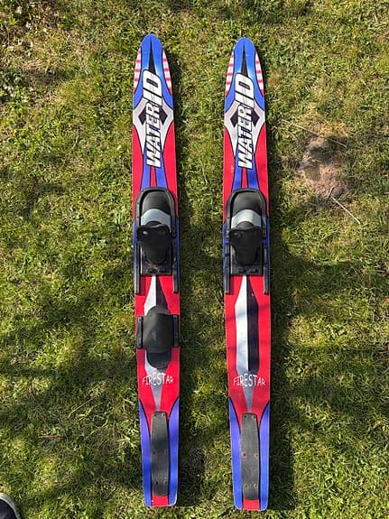 Jobe Firestar Water ID vattenskidor röd/blå 168cm