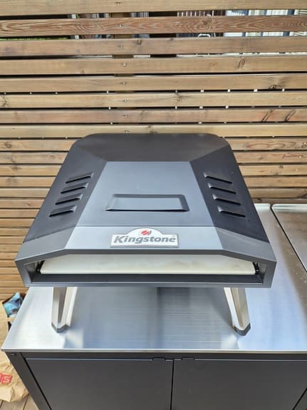 Kingstone 16' pizzaugn i metall/gasol