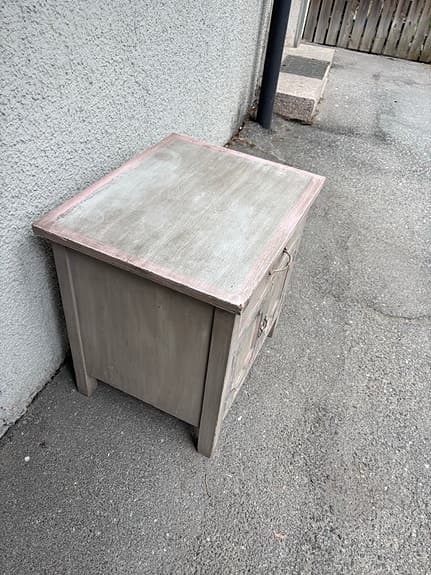 Vintage skåp med låda
