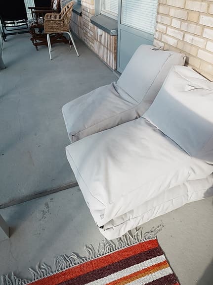 Jotex IBIZA loungbädd beige för uteplats/balkong