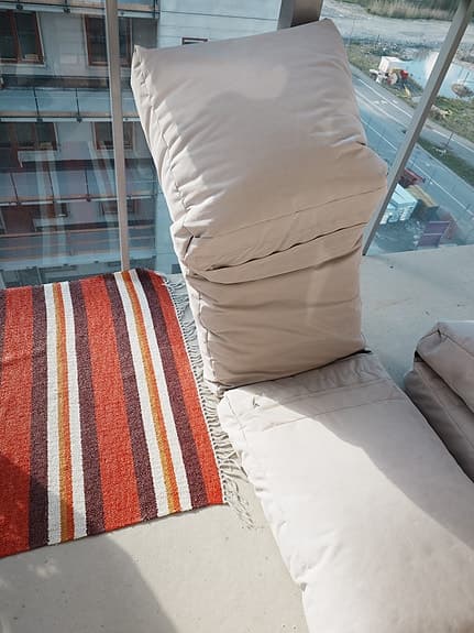 Jotex IBIZA loungbädd beige för uteplats/balkong
