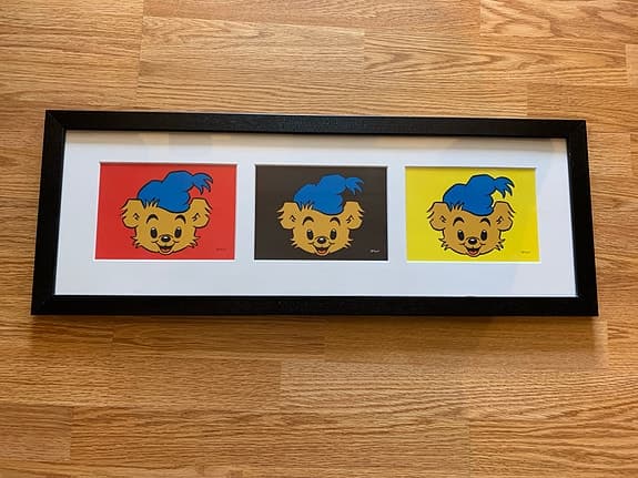 Tavla Inramad Bamse | Rune Andréasson