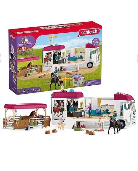 Oanvänd Schleich Horse Club Hästlastbil Mega Set 42619