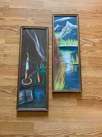 Tavlor - Ett Diptyk av Johnny Oppenheim