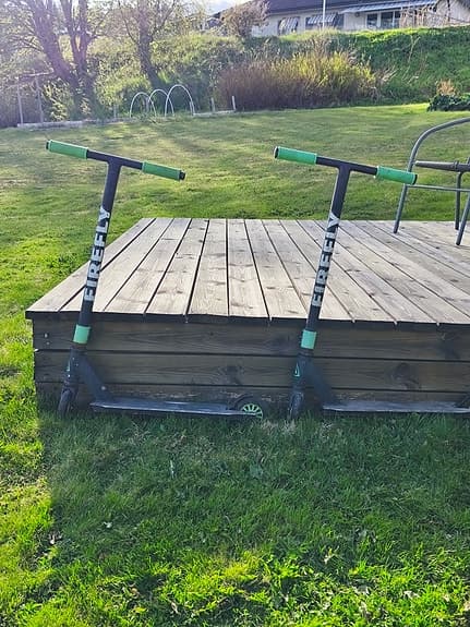 Firefly sparkcyklar svart/grön