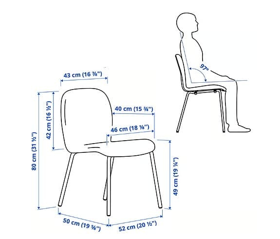IKEA KARLPETTER Stol