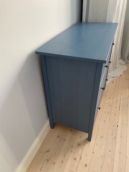 IKEA Hemnes byrå, blå, tre lådor