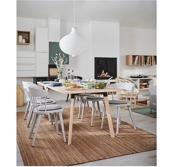 NY IKEA LOHALS matta natur 200x300