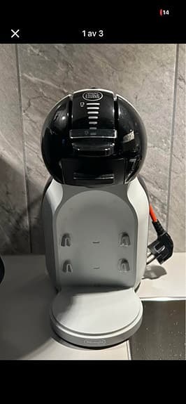 Dolce Gusto kapselmaskin svart/vit