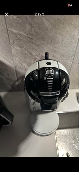 Dolce Gusto kapselmaskin svart/vit