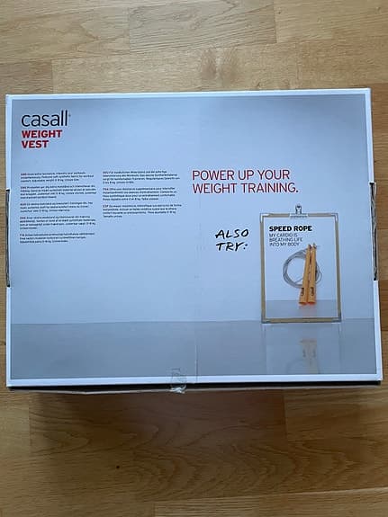 Casall viktväst 0–8 kg svart