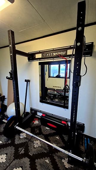 Fitwood väggmonterat power rack svart