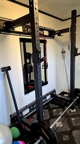Fitwood väggmonterat power rack svart