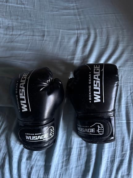 Wusage boxningshandskar svart jr