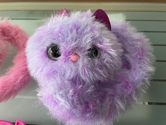 Pomsies gosedjur två stycken rosa och lila, interaktiva