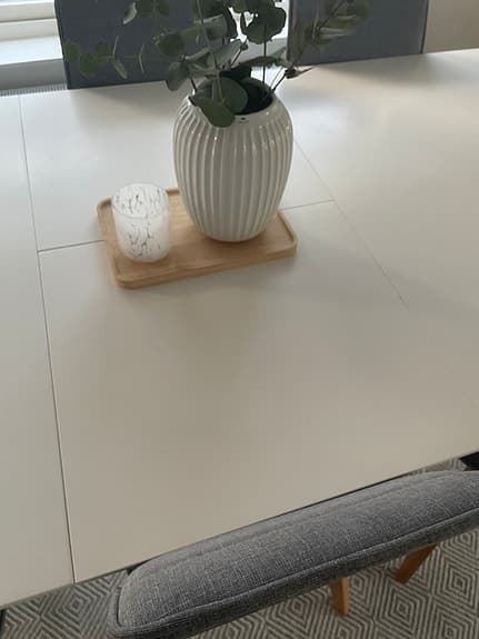 Matgrupp Mood (EM) + 6 stolar Rowico-utdragbart bord i fint skick