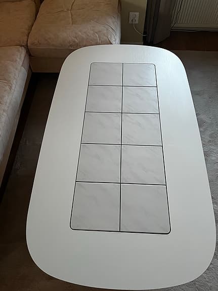 Vitt soffbord
