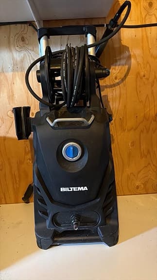 Biltema högtryckstvätt svart