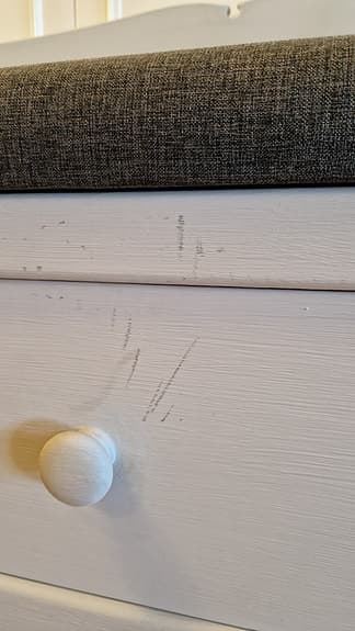 Pinnsoffa/mindre kökssoffa