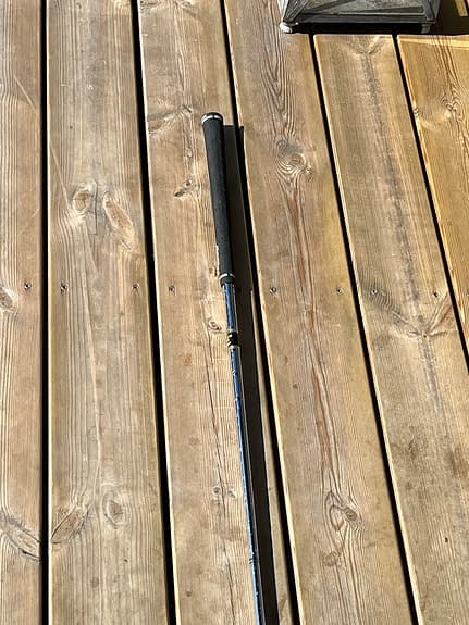 Golfklubba mizuno(vänster)järn med stålskaft