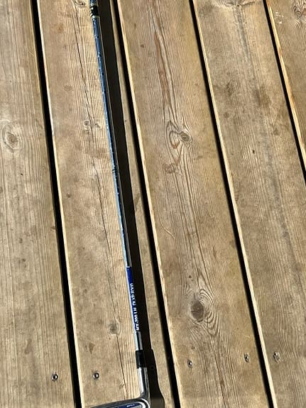 Golfklubba mizuno(vänster)järn med stålskaft