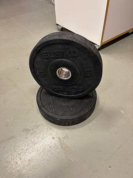 Eleiko XF Bumper Plates - 5 kg.