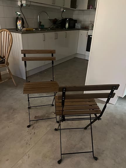 Hopfällbara utestolar IKEA TÄRNÖ två stycken i Bjurslätt
