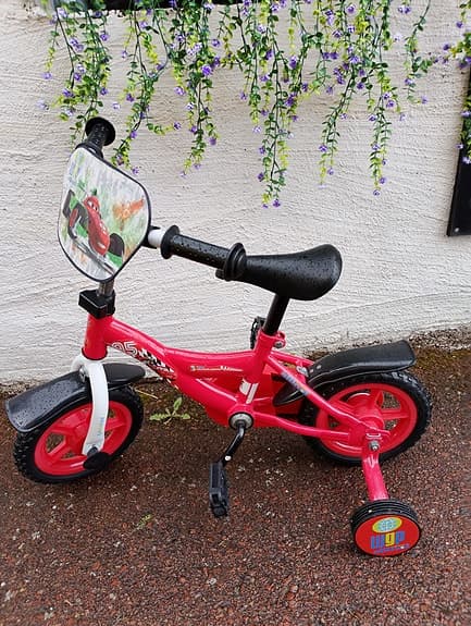 Blixten McQueen cykel!