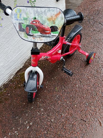 Blixten McQueen cykel!