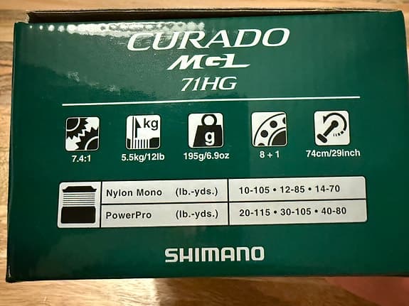 Shimano Curado MGL 71HG (Nyskick)