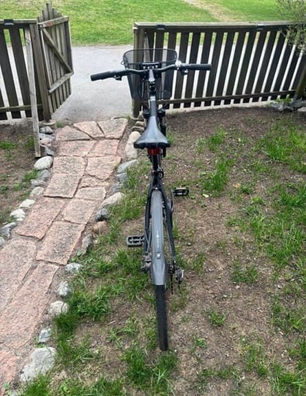 Merida hybridcykel 28" M kvinna svart