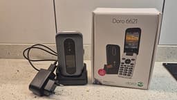 Doro 6621 mobiltelefon med laddstation