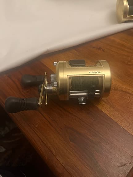 Shimano Calcutta 400B multirulle guld