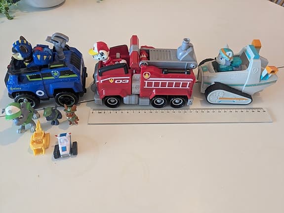Paw patrol bilar