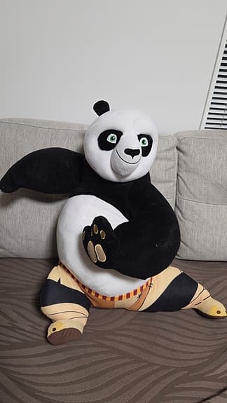 Stor Po (Kung Fu Panda) gosedjur i toppskick!