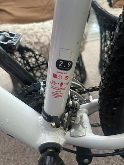 Ghost Lanao 2.9 mountainbike M 29" vit röd unisex