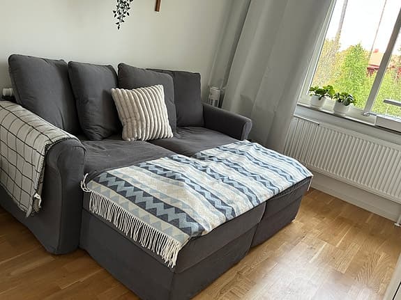 Två VIMLE divaner från IKEA