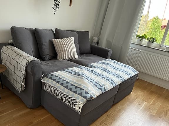 Två VIMLE divaner från IKEA